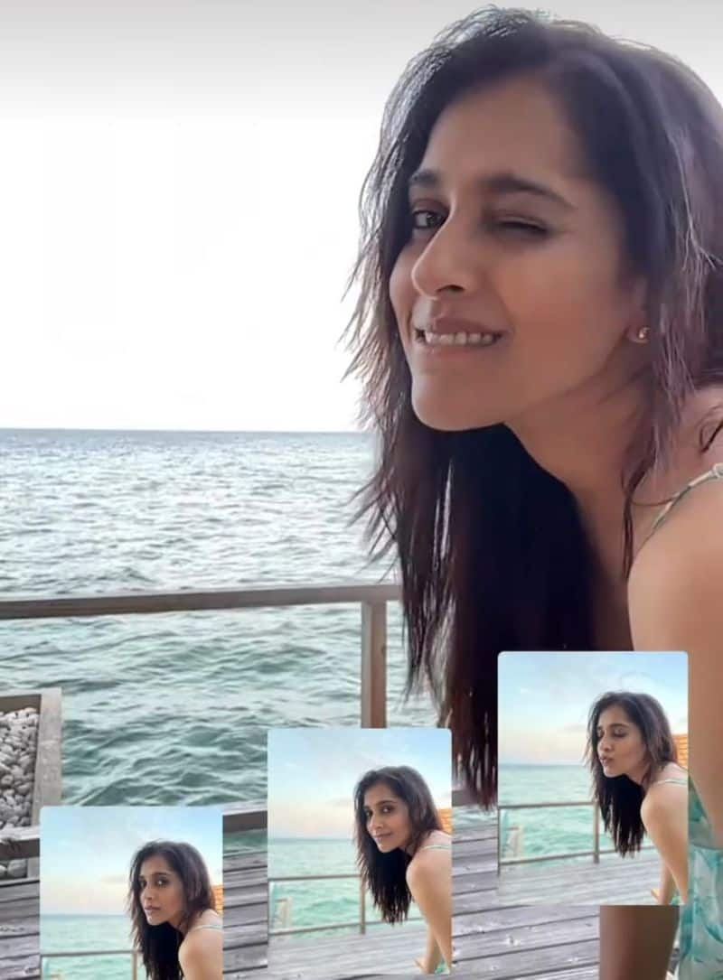 Anchor Rashmi Gautam enjoying her vacation