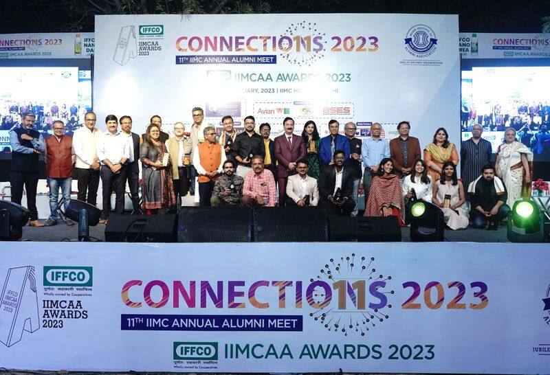 Winners of 7th IFFCO IIMCAA Awards announced at Connections 2023 alumni meet of IIM Mass Communication Delhi ckm