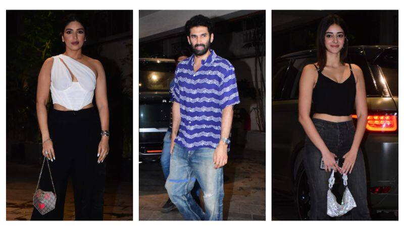 Bhumi Pednekar, Aditya Roy Kapur, Ananya Panday ooze oomph factor at Jackky Bhagnani's bash vma