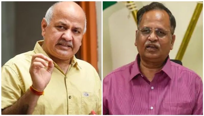 Big set back for AAP Arrested Delhi DCM Manish sisodia and minister Satyendar Jain resign from Arvind Kerjriwal cabinet ckm