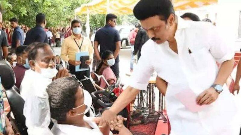 Tamil Nadu cm Mk Stalin's achievements in Disabled persons and transgenders