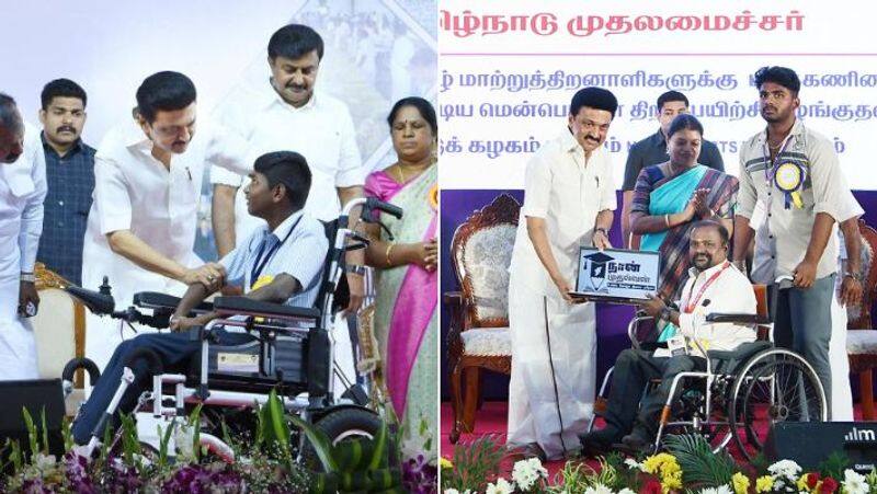 Tamil Nadu cm Mk Stalin's achievements in Disabled persons and transgenders