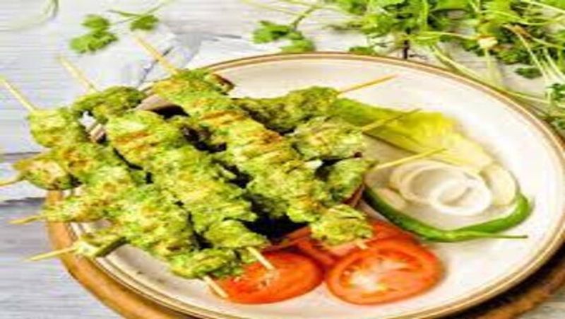 How to make Green Chicken Tikka Recipe in Tamil