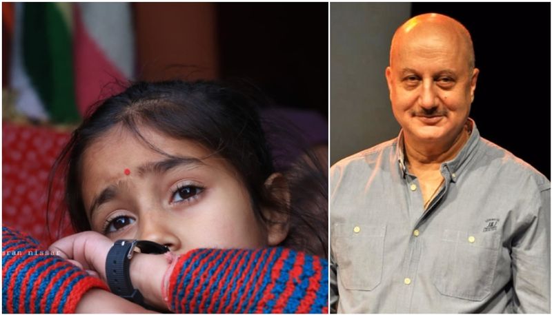 Anupam Kher offers helps education to Diksha, daughter of Sanjay Sharma sgk 