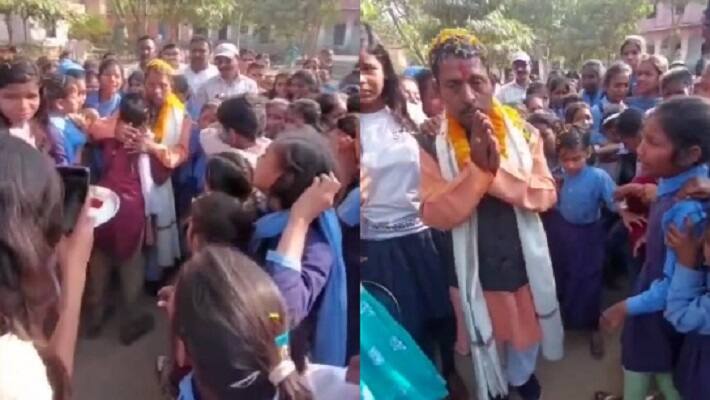 gaya news teacher student emotional video at teacher s farewell goes viral zrua