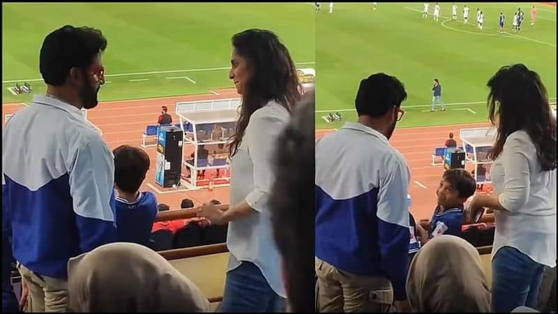 bollywood actor meet shalini ajith and advik latest video goes viral 