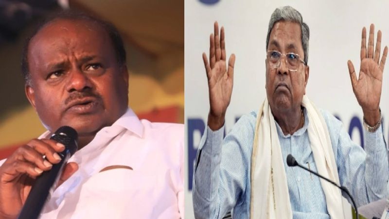 House destroyed Siddaramaiah have given leg broken horse HD Kumaraswamy alleged sat