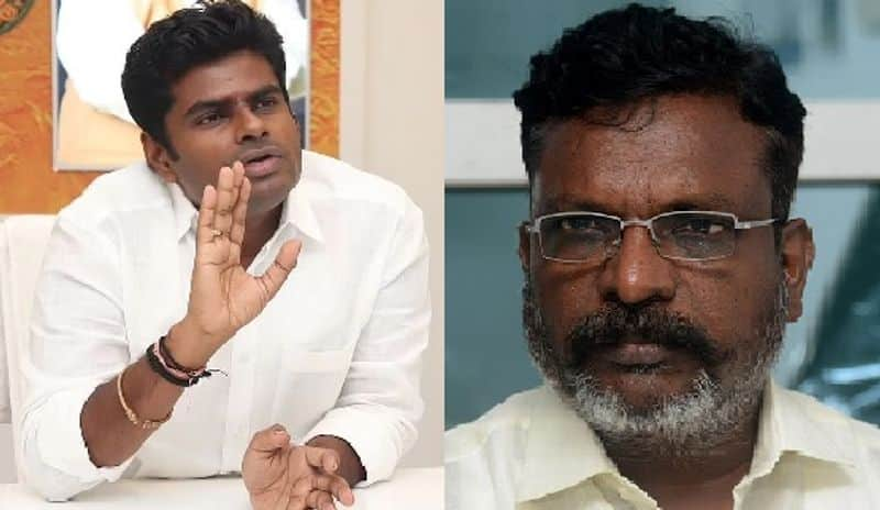 first confront the bjp branch leader and then come to us says annamalai to thirumavalavan 