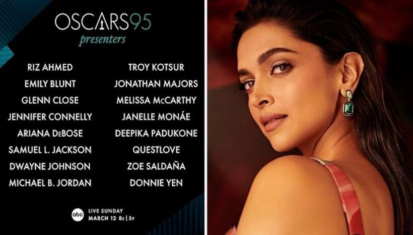 Deepika Padukone joins Dwayne Johnson, Michael B Jordan as a presenter at the 95th Oscars ceremony