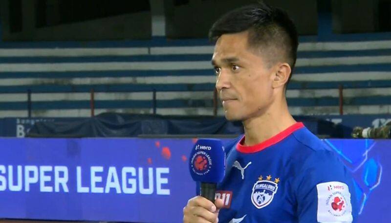 former ISL referee santhosh kumar on sunil chhetri goal against kerala blasters saa