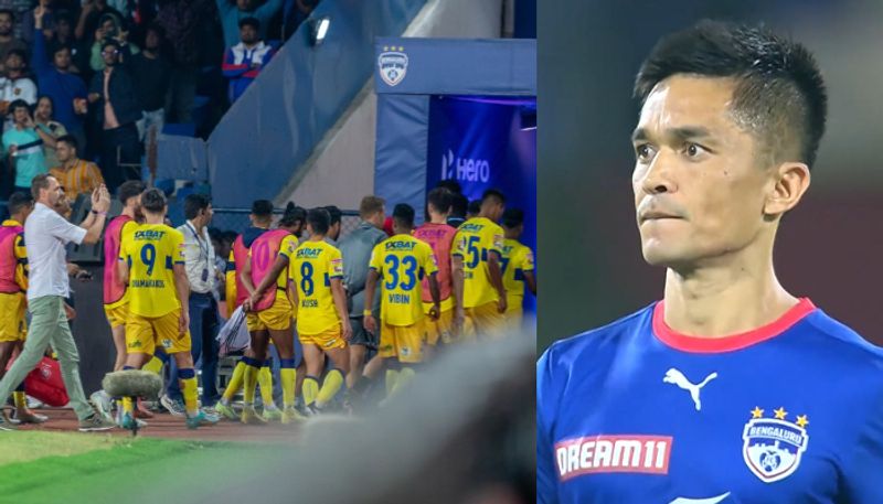 Indian Super League Controversial Sunil Chhetri goal fires Bengaluru FC into semi Final kvn