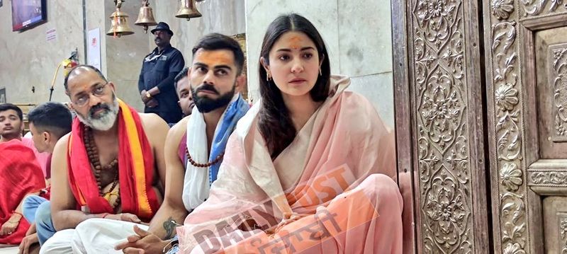 IPL 2023: After verbal duel with Gautam Gambhir, Virat Kohli and Anushka Sharma spotted at a temple in Delhi (WATCH)-ayh