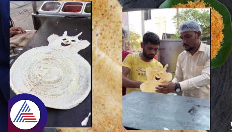 Creativity at its peak, Street vendor makes dosa in the form of a cat Vin