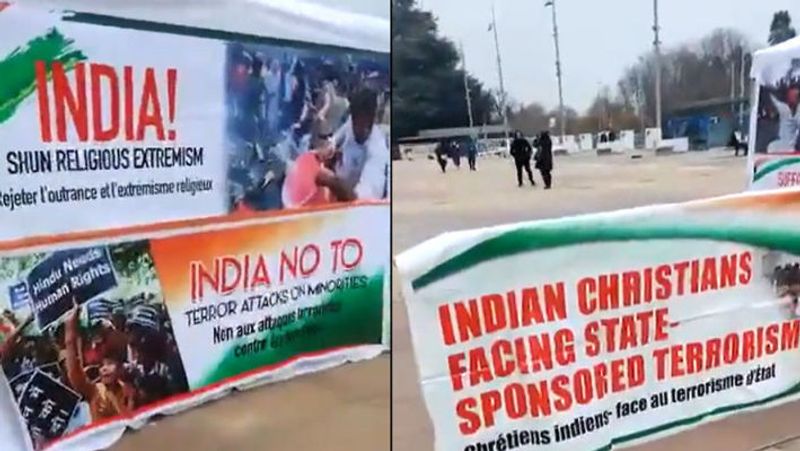 Viral Video: Anti India hate campaign being run outside UNHRC's doorstep in Geneva