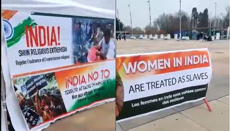 India summons Swiss envoy over posters in Geneva