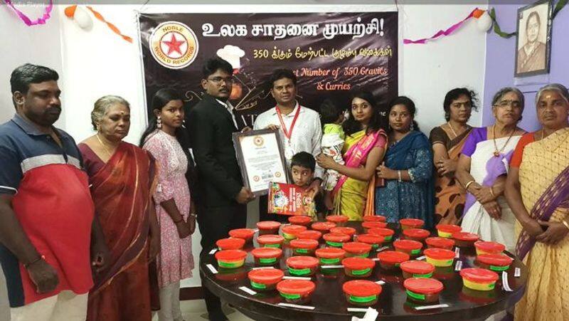 Coimbatore youth made more than 350 types of broth and gravies in 6 hours