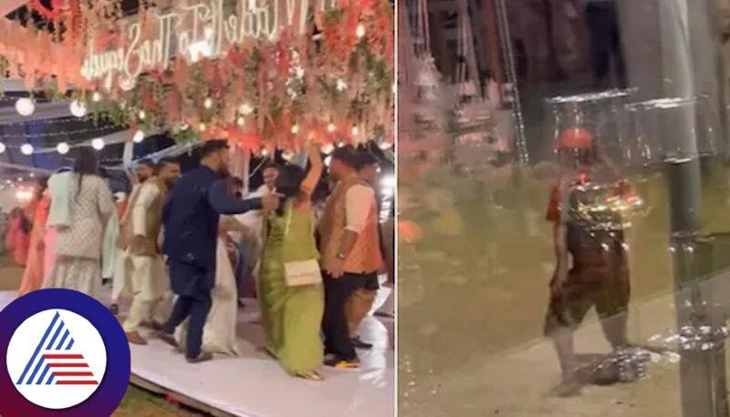 Zomato delivery agent dances to Sapne Mein Milti Hai outside a Wedding venue Vin