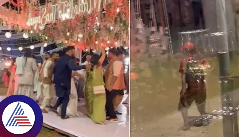 Zomato delivery agent dances to Sapne Mein Milti Hai outside a Wedding venue Vin