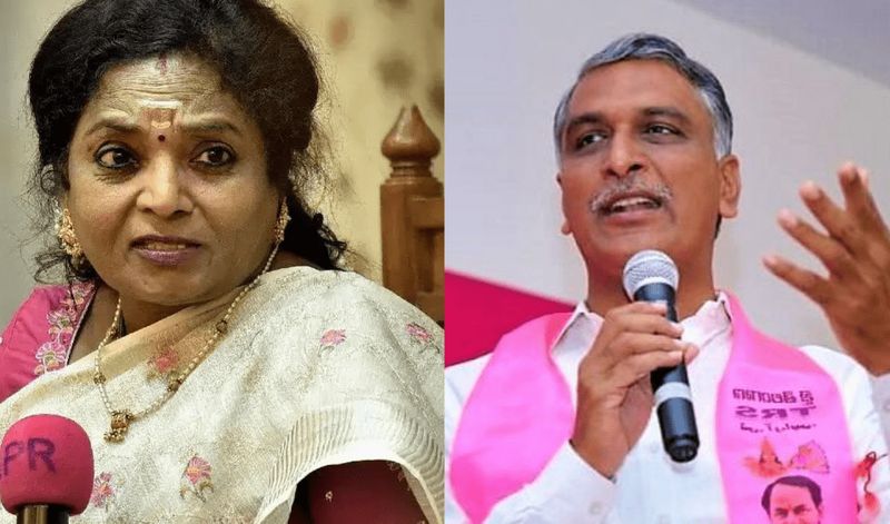 Telangana Minister Harish Rao reacts on Tamilisai Soundararajan Comments Over Osmania Hospital lns