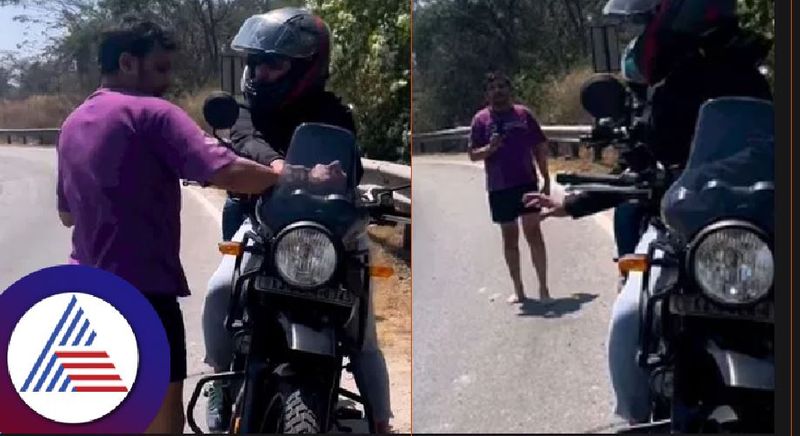 Women bikers who parked their bikes on Nice Road: fight at bengaluru rav