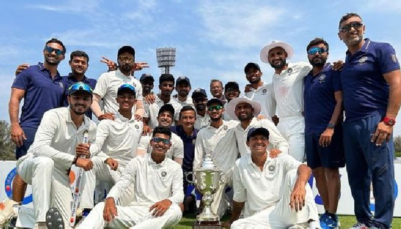 Yashasvi Jaiswal powerful century helps Rest of India thrash Madhya Pradesh to win Irani Cup kvn