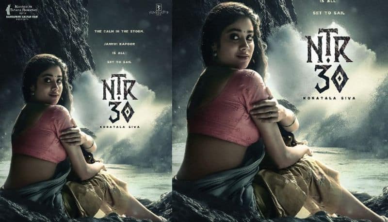 Janhvi Kapoor first look Released from NTR30 on her Birthday