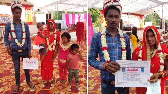 Unique love marriage in Chhatarpur 