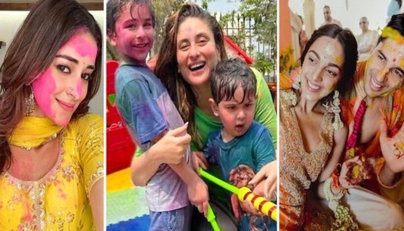 Holi 2023: Ajay Devgn, Ananya Panday, Sidharth-Kiara, Kartik Aaryan and other celebs send colourful wishes