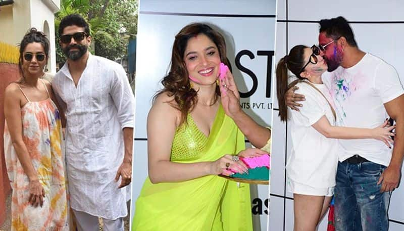 Holi Party 2023: Ankita Lokhande, Shibani Dandekar-Farhan Akhtar, Shefali Jariwala and others enjoying the festival of colours RBA