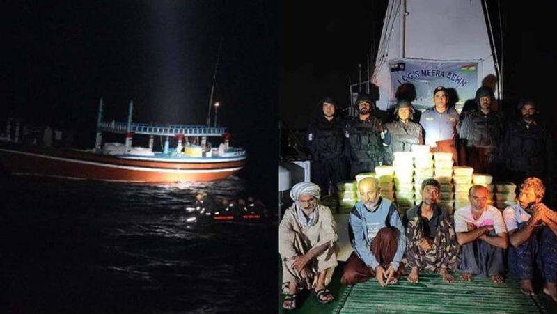 Drugs worth Rs 425 crore seized from Iranian boat off Gujarat coast 