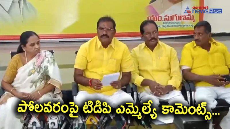 TDP MLA Nimmala Ramanaidu reacts on damage of Polavaram diaphragm wall