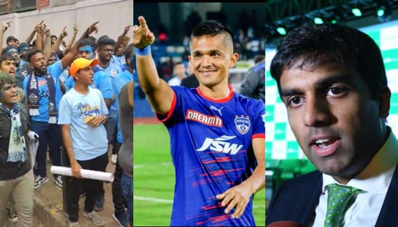 Bengaluru FC team owner Parth Jindal responds to Mumbai fans chant against Chehtri gkc