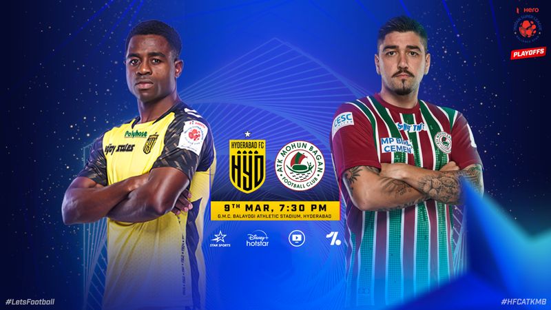 football Indian Super League, Semi-Final 2 preview, Hyderabad FC vs ATK Mohun Bagan: HFC face familiar semi-final rival ATKMB in its top-gear title defence-ayh