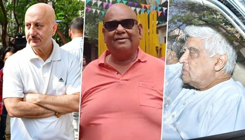 Satish Kaushik death: Javed Akhtar, Raj Babbar, and Anupam Kher spotted at late star's house vma