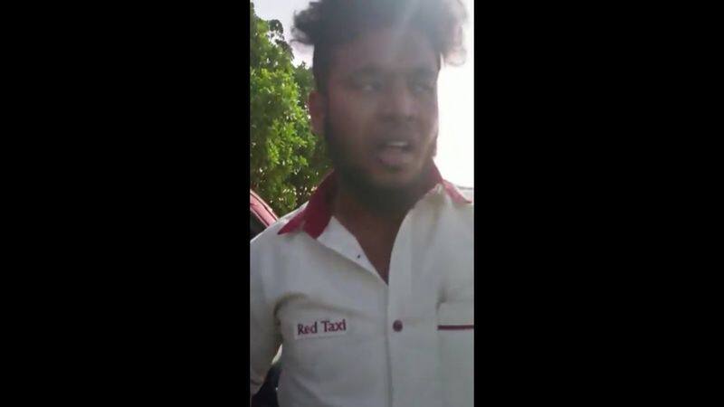 private call taxi driver threaten public using knife in coimbatore