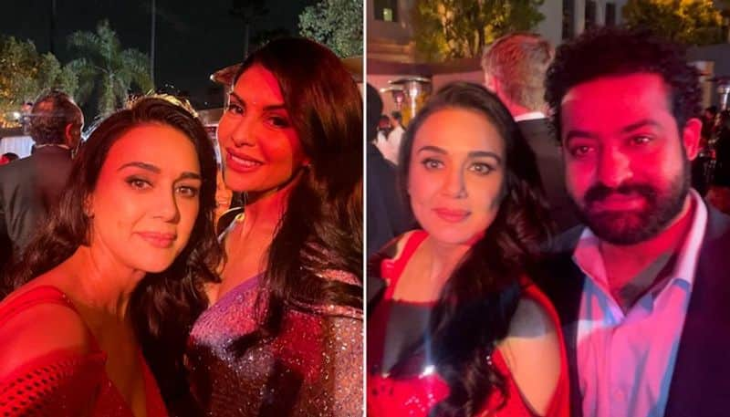 Preity Zinta drops pictures with NTR Jr, Jacqueline Fernandez and others at Oscars 2023 party - SEE PICS vma