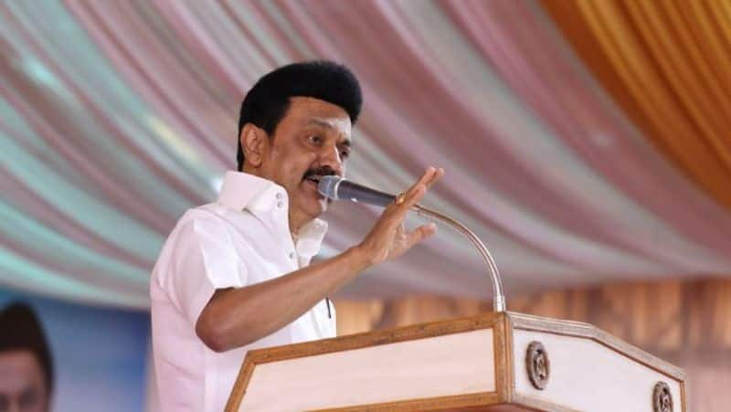 Cm mk stalin slams aiadmk and bjp  