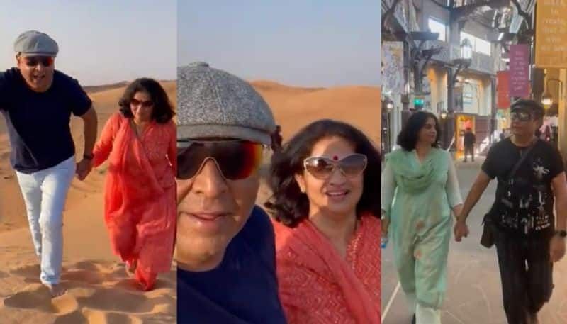 After marriage Naresh babu and Pavitra Lokesh Head to Dubai video viral  sgk