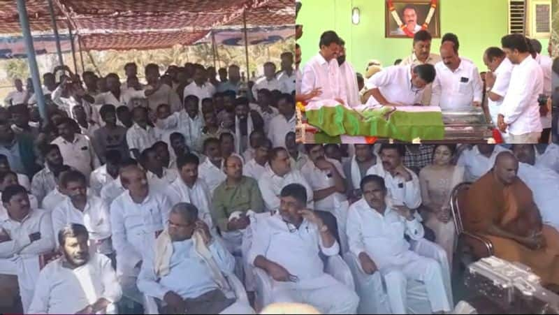 Congress ticket announcement for Dhruvanarayana son before his funeral sat