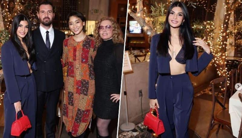 Jacqueline Fernandez at pre-Oscars dinner party: Actress looks stunning in blue pantsuit RBA