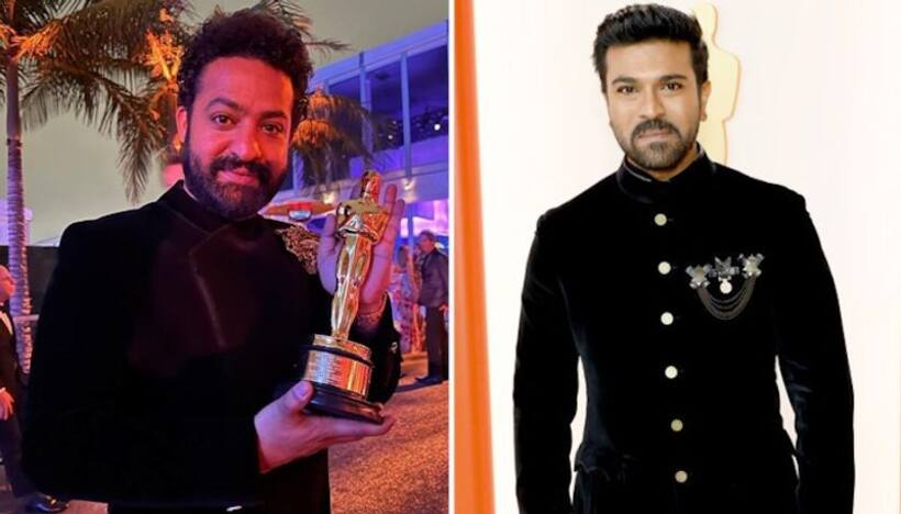 Naatu Naatu wins Oscars 2023: NTR Jr posted picture with award; Ram Charan shares heartfelt note