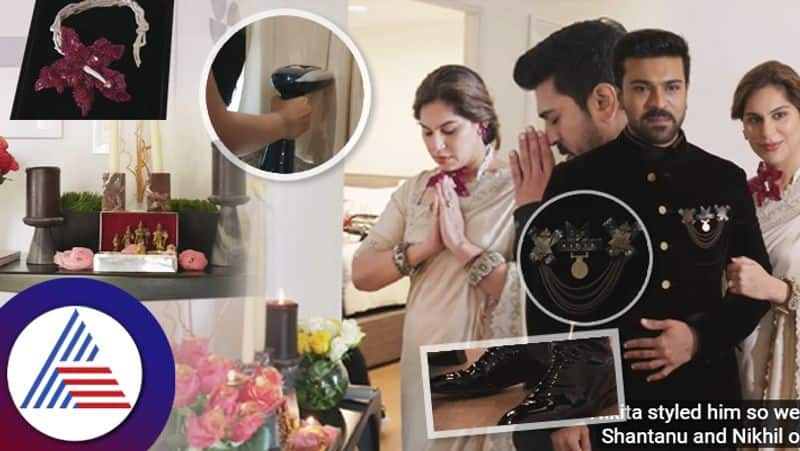 ram charan and upasana kamineni preparing before oscar ceremony video viral sgk