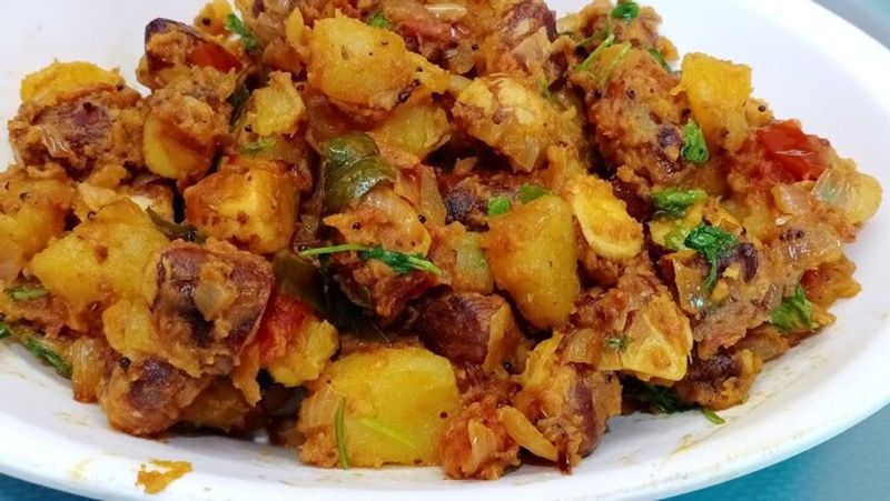 A Delicious Side Dish "Palakkai  Stir Fry " in Tamil 