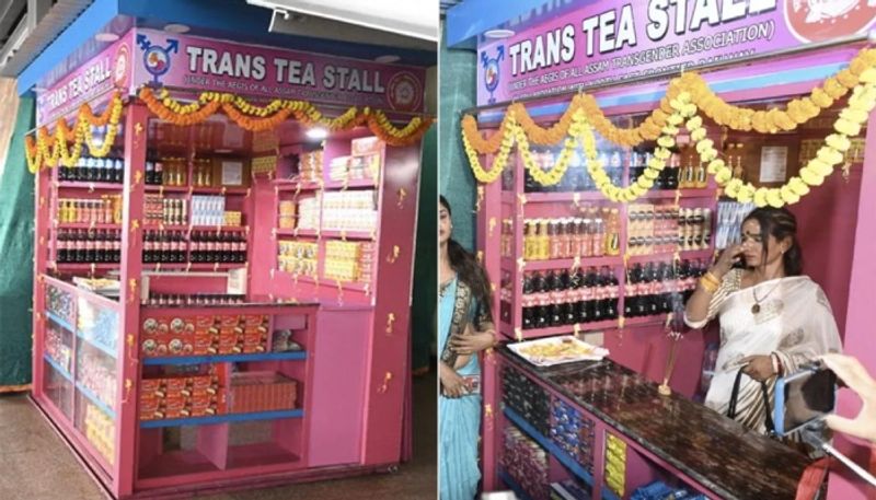 indias first trans tea stall for transgender community at railway station hyp 