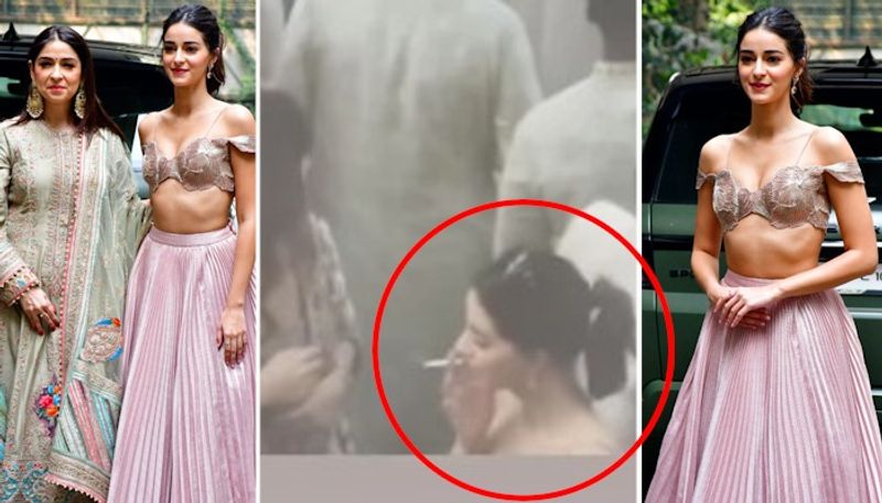 Reddit user caught Ananya Panday smoking at cousin Alanna Panday's mehendi ceremony; photo goes viral RBA