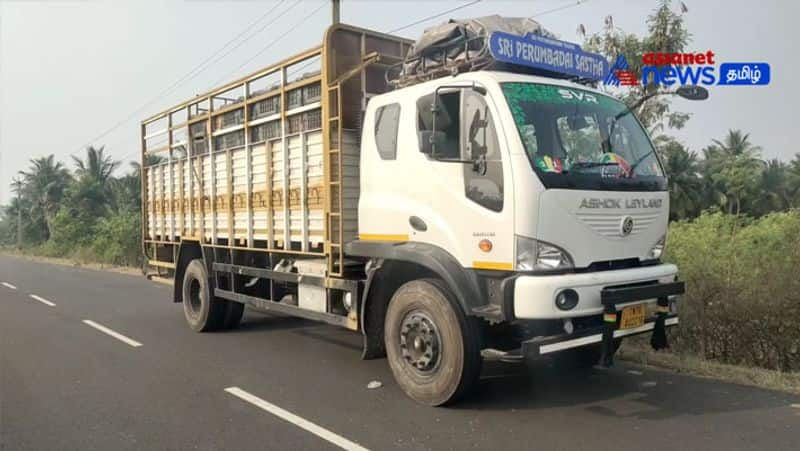 Robbery at running a truck! tying up the driver and theft of Rs.11.50 lakh by a gang 