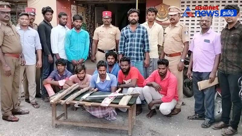 The dispute in the temple festival! 13 people arrested with dangerous weapons at Kirumampakkam 