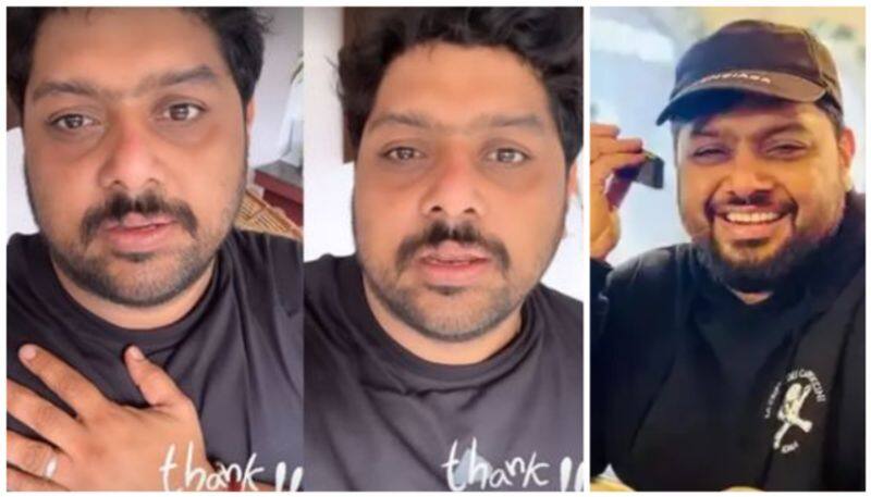 midhun ramesh says he almost recovered from bells palsy video goes viral vvk