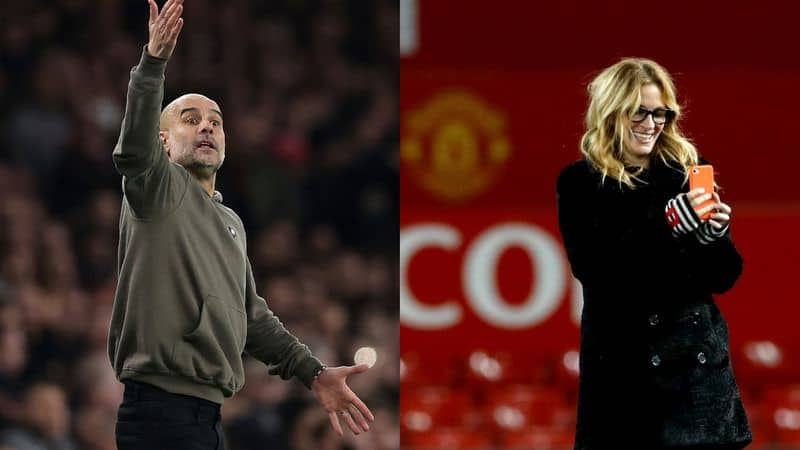 football Throwing it back - Manchester United teases Man City after Pep Guardiola reveals Julia Roberts failed him-ayh