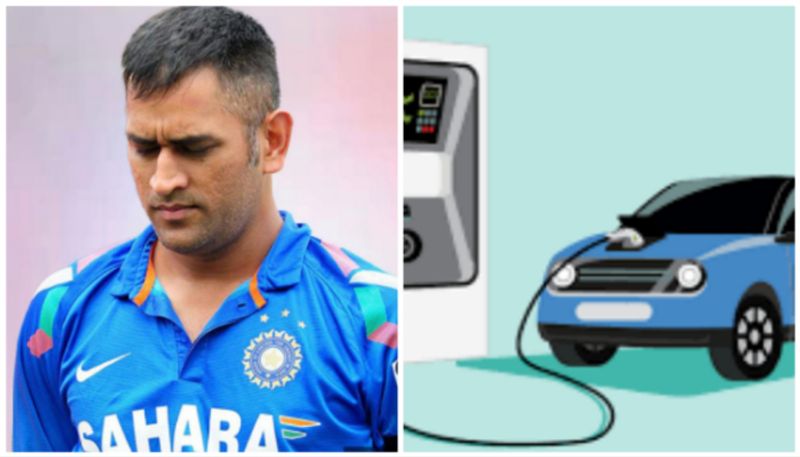 MS Dhoni viral talks about electric vehicles prn